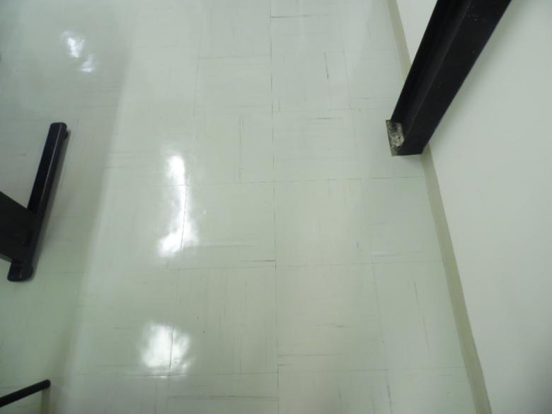 Banheiro de Serviço e Instalação de Piso Paviflex Shopping Iguatemi