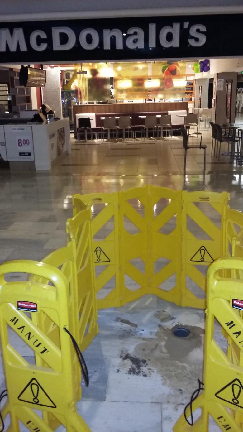 Execução de Infra estrutura para Quiosque Açaí - Iguatemi Campinas