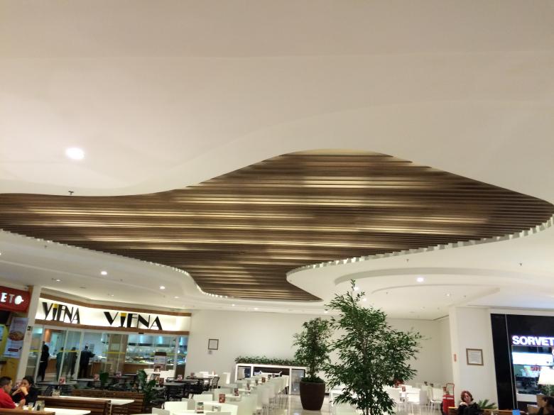 Reforma do Forro da Praça de Alimentação Shopping Galleria