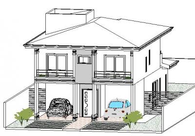 Proj. Resid. 217m² Cond. Terras do Cancioneiro